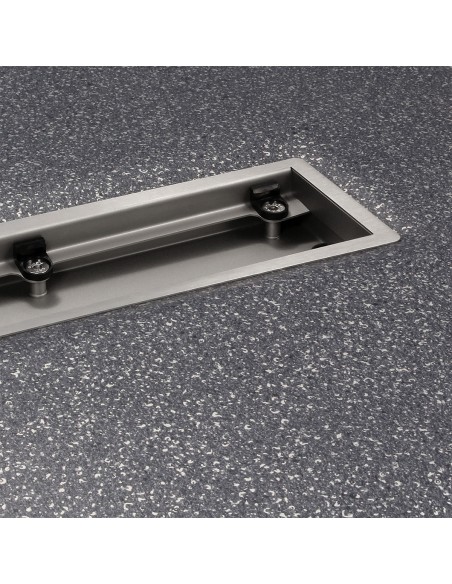 Wet Room Tray With Drain Cover Lifted