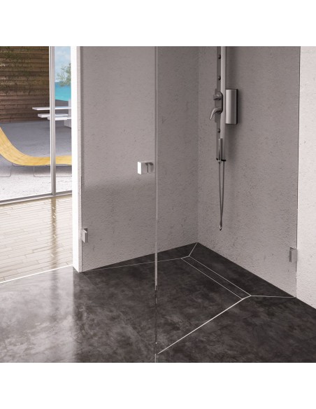 Example Of Finished Wet Room With The Linear Drain Invisible Slim Available Here