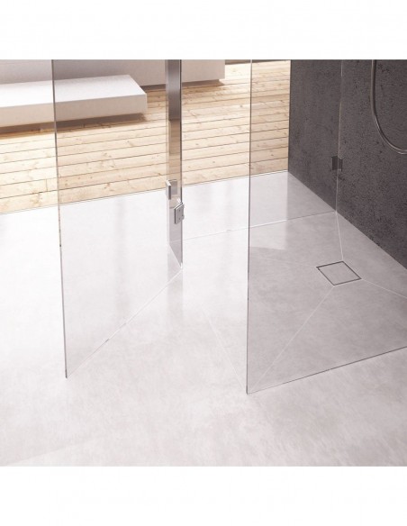 Example Of Finished Wet Room With The Drain Available Here ( Square Wet Room With Offset Drain)