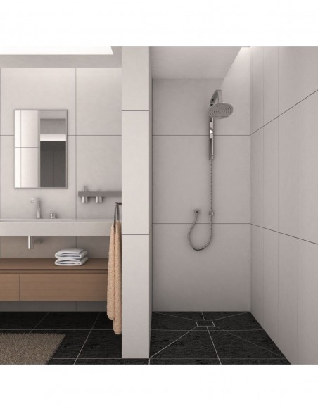 Example Of Finished Wet Room With The Drain Available Here ( Square Wet Room With Offset Drain )