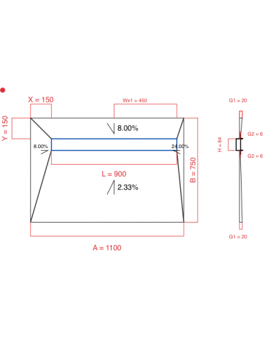 Resinbase Wiper 4 way 1100 x 750 mm...