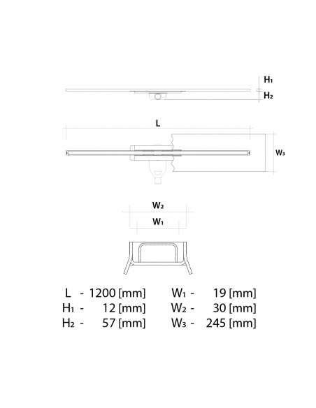 Linear - Drain - Intensi - 316 - Uno - Lin - Copper - Brushed