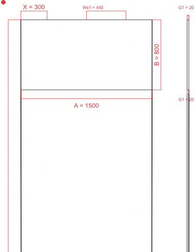 Showerlay Wiper 4 way 1500 x 800 mm...