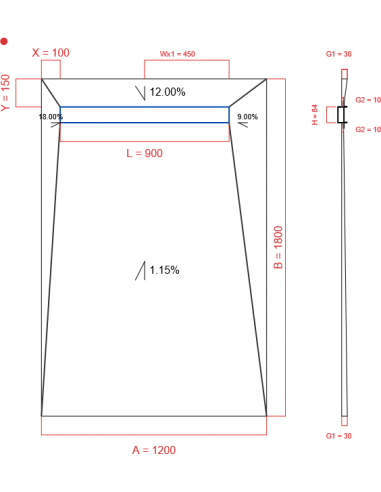 Resinbase Wiper 4 way 1200 x 1800 mm...
