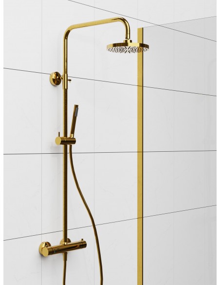 Shower - Head - Column - Set - Wiper - Brass
