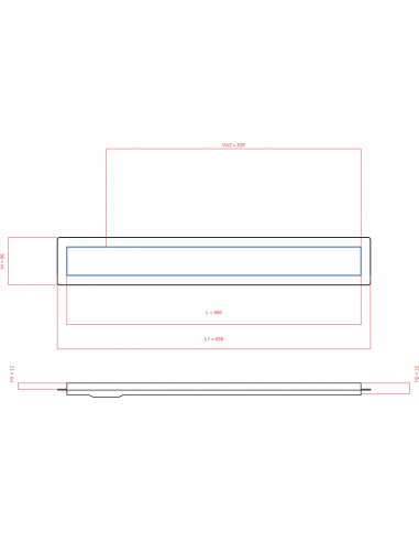 Linear Drain Wiper 600 Mm Premium. . . 