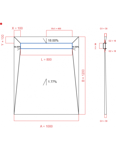 Resinbase Wiper 4 way 1000 x 1200 mm...