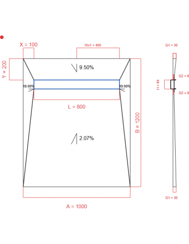 Resinbase Wiper 4 way 1000 x 1200 mm...