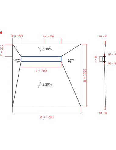 Resinbase Wiper 4 way 1200 x 1100 mm...