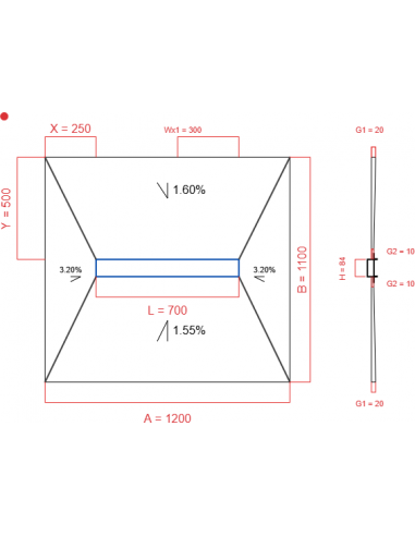 Resinbase Wiper 4 way 1200 x 1100 mm...