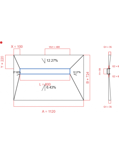 Showerlay Wiper 4 way 1120 x 724 mm...