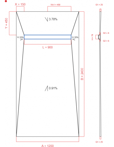 Resinbase Wiper 4 way 1200 x 2400 mm...
