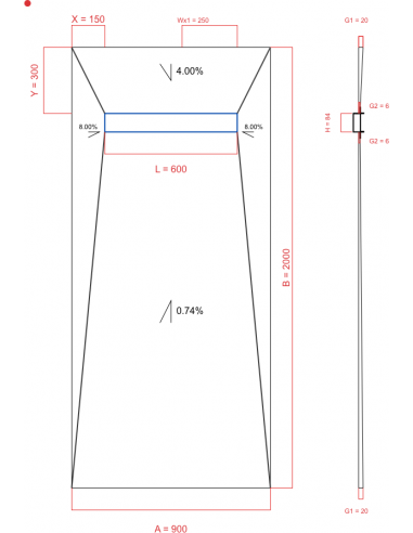 Resinbase Wiper 4 way 900 x 2000 mm...