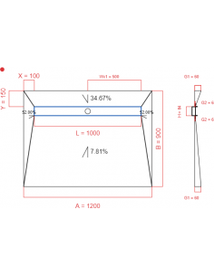 Showerlay Wiper 4 way 1200...