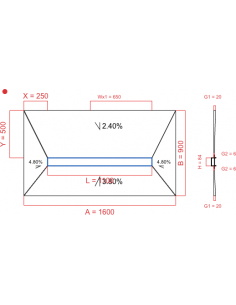 Showerlay Wiper 4 way 1600...