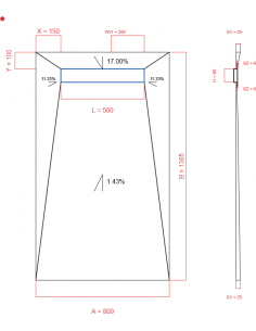 Showerlay Wiper 4 way 800 x...