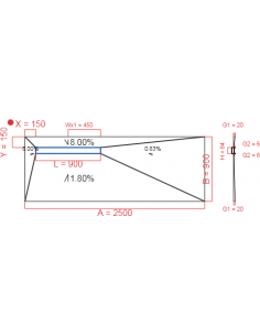 Showerlay Wiper 4 way 2500...