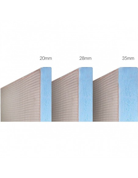 3 Standard Thicknesses Available - thicker tray means better slope and insulation