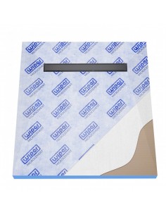 Microcement Wet Room Kit: Shower Tray including Waste Trap and Drain Cover (Pure)