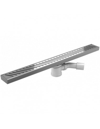 Linear Drain Kit: Wiper Classic Without Insulating Flange With Zonda Cover And Waste