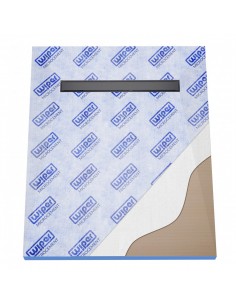 Microcement Wet Room Kit: Shower Tray including Waste Trap and Drain Cover (Pure)