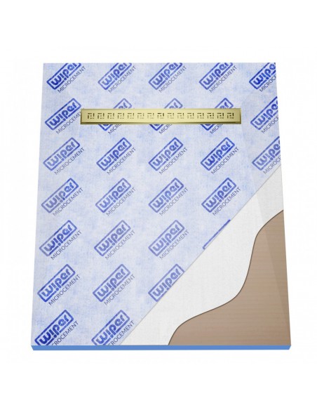 Microcement Wet Room Kit: Shower Tray including Waste Trap and Drain Cover (Tivano)