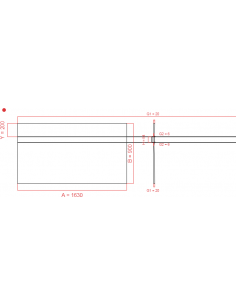 Showerlay Wiper 2 way 1630...