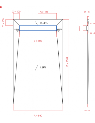 Laybase Wiper 4 way 800 x 1364 mm...