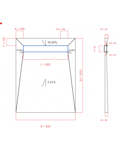 Resinbase Wiper 4 way 800 x 1000 mm...