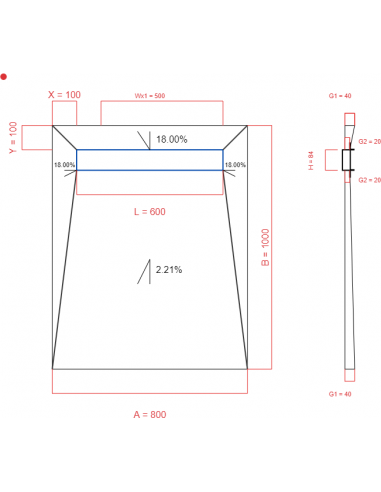 Resinbase Wiper 4 way 800 x 1000 mm...