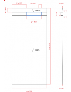 Showerlay Wiper 2 way 920 x...