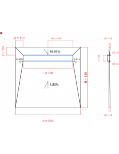 Showerlay Wiper 4 way 920 x...