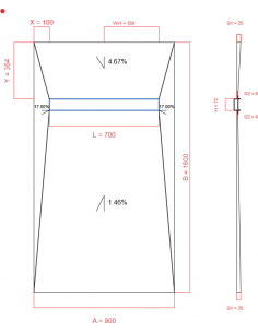 Showerlay Wiper 4 way 900 x...