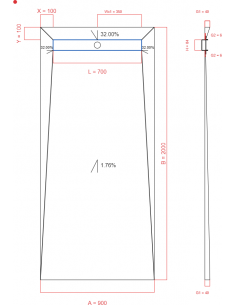 Showerlay Wiper 4 way 900 x...