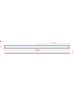 Linear drain Wiper 2790 mm...