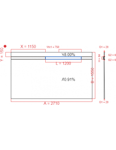 Showerlay Wiper 2 way 2710...