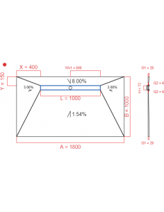 Showerlay Wiper 4 way 1800...