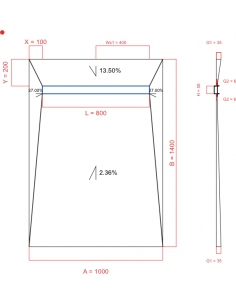 Showerlay Wiper 4 way 1000...