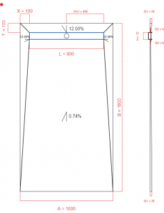 Showerlay Wiper 4 way 1000...