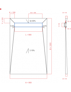 Showerlay Wiper 4 way 800 x...