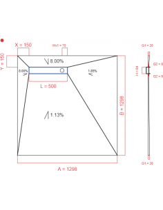 Showerlay Wiper 4 way 1298...