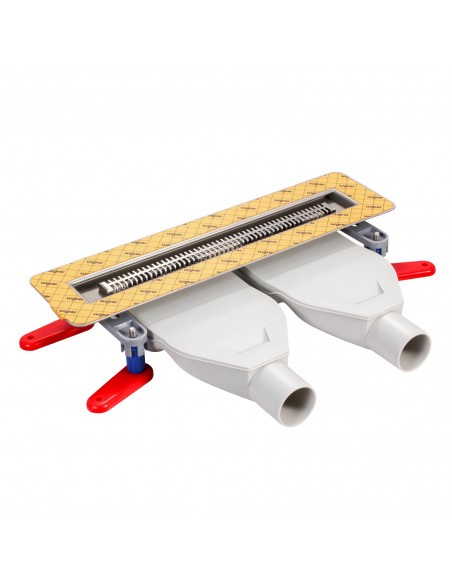 INTENSI 316 drain body with DUO waste trap system