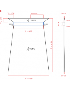 Showerlay Wiper 4 way 1100...