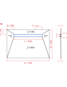 Showerlay Wiper 4 way 1500...