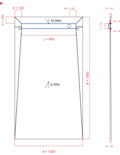 Showerlay Wiper 4 way 1000...