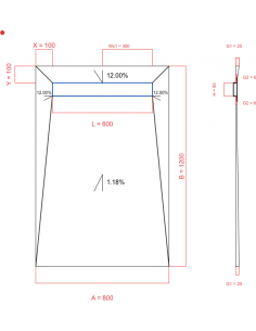 Showerlay Wiper 4 way 800 x...