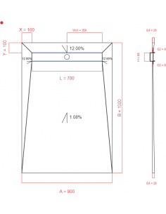 Showerlay Wiper 900 x 1300...