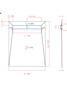 Showerlay Wiper 900 x 1100...