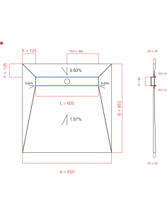 Showerlay Wiper 850 x 850...