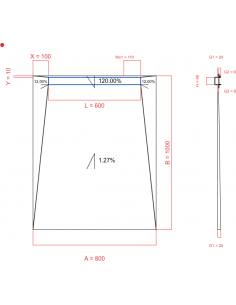Showerlay Wiper 4 way 800 x...